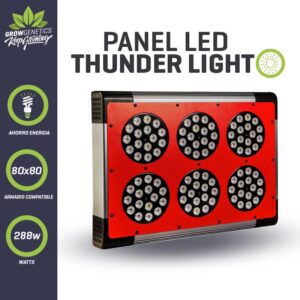 panel led thunder light 6 extra lumen grow genetics